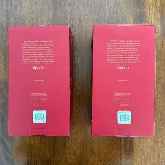 NIB Spode Christmas Tree Champagne Flutes Glasses 8.45 oz Set of 4 Holiday Gift - Picture 3 of 11